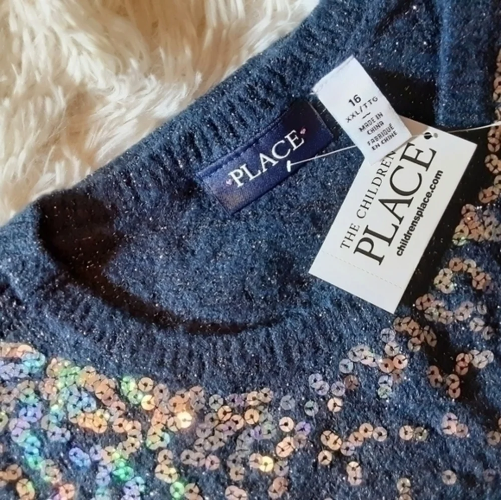 The Children's PlaceGirl's Sweater Dress Iridescent Sequins
